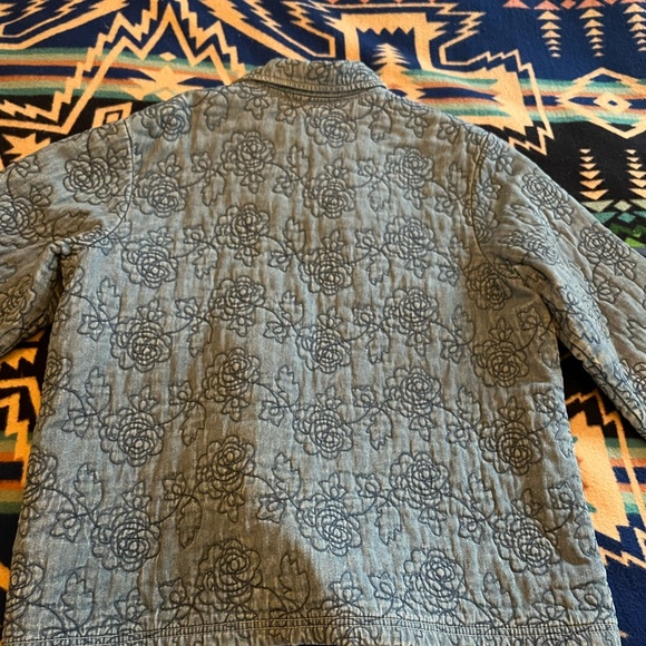 Chambray Quilted Chore Coat - Picture 3 of 5